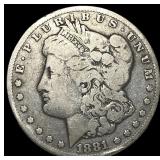 1881-CC Silver Morgan Dollar LIGHTLY CIRCULATED