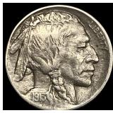 1913-D Buffalo Nickel Type 1 NEARLY UNCIRCULATED