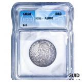 1818 Capped Bust Quarter ICG AU50