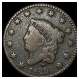 1829 Coronet Head Large Cent LIGHTLY CIRCULATED
