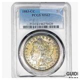 1883-CC Morgan Silver Dollar PCGS MS63
