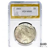 1926 Silver Peace Dollar PGA MS66