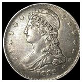 1839 Silver Half Dollar (Capped Bust) NEARLY UNCIR