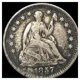 1857 Silver Half Dime LIGHTLY CIRCULATED