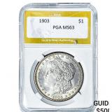 1903 Morgan Silver Dollar PGA MS63