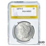 1879-O Morgan Silver Dollar PGA MS63