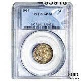 1936 Buffalo Nickel PCGS MS64