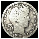 1906 Barber Quarter NICELY CIRCULATED