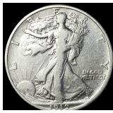 1919-S Silver Walking Liberty Half Dollar NEARLY U