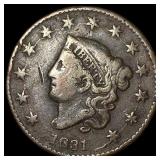 1831 Coronet Head Large Cent NICELY CIRCULATED