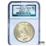 1922 Silver Peace Dollar NGC MS65 Binion Collect.