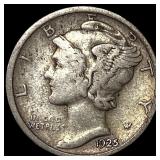 1925-D Silver Mercury Dime ABOUT UNCIRCULATED