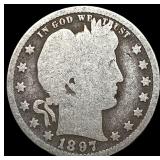 1897-O Barber Quarter NICELY CIRCULATED