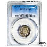 1935-S Buffalo Nickel PCGS MS64
