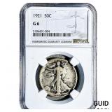 1921 Walking Liberty Half Dollar NGC 6