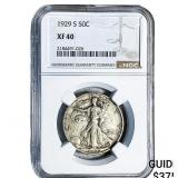 1929-S Walking Liberty Half Dollar NGC XF40