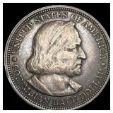 1893 Columbian Exposition Half Dollar NEARLY UNCIR