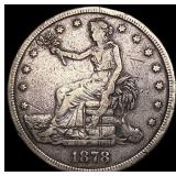 1878-S Silver Trade Dollar LIGHTLY CIRCULATED