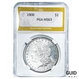 1900 Morgan Silver Dollar PGA MS63