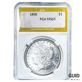 1896 Morgan Silver Dollar PGA MS63