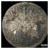 1737 German States Goslar Silver 6 Pfennig