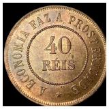 1901 Brazil Bronze 40 Reis KM 491