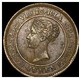 1901 Ceylon Copper 1/4 Cent