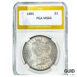 1885 Morgan Silver Dollar PGA MS64