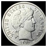 1911-D Silver Barber Dime CLOSELY UNCIRCULATED