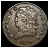 1829 Classic Head Half Cent NEARLY UNCIRCULATED