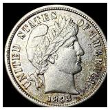 1893-S Silver Barber Dime CLOSELY UNCIRCULATED