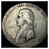 1801 Prussia Silver Thaler NEARLY UNCIRCULATED