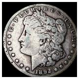 1892-CC Silver Morgan Dollar LIGHTLY  CIRCULATED