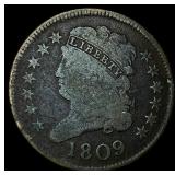1809 Classic Head Half Cent NICELY CIRCULATED