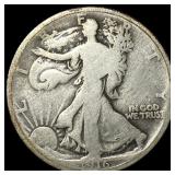1916 Walking Liberty Half Dollar NICELY CIRCULATED