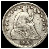 1857 Silver Half Dime LIGHTLY CIRCULATED