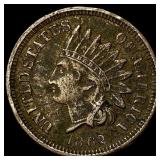 1862 Indian Head Cent ABOUT UNCIRCULATED