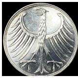1969G Germany Silver 5 Mark