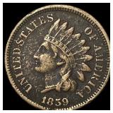 1859 Copper-Nickel Indian Head Cent LIGHTLY CIRCUL