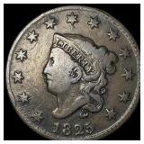 1825 Coronet Head Large Cent LIGHTLY CIRCULATED
