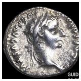 Roman Tiberius 14-37 AD Silver Denarius