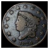 1824 Large Cent LIGHTLY CIRCULATED