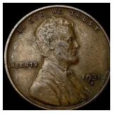 1931-S Lincoln Wheat Cent CLOSELY UNCIRCULATED