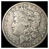 1894-S Silver Morgan Dollar ABOUT UNCIRCULATED