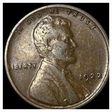 1922-D Lincoln Wheat Cent NEARLY UNCIRCULATED
