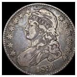 1831 Capped Bust Half Dollar NEARLY  UNCIRCULATED