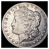 1880-CC Silver Morgan Dollar LIGHTLY  CIRCULATED