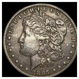 1897-O Silver Morgan Dollar NEARLY UNCIRCULATED