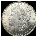 1921 Silver Morgan Dollar CHOICE BU