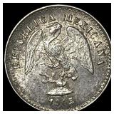 1903/1 CnQ Mexico SIlver 5 Centavos